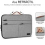 Subblim Funda Air Padding 360 Sleeve 15,6 pulg Gris Claro